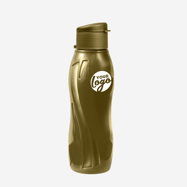 500ML ARCTIC SWIRL WATER BOTTLE PAD PRINT – METALLIC BRONZE