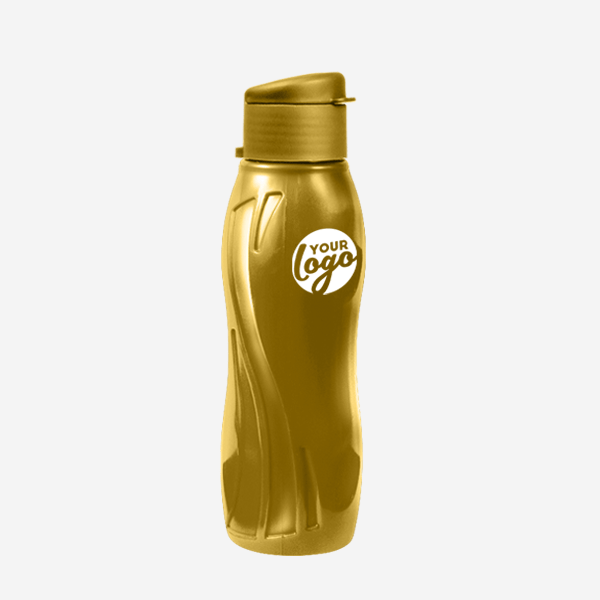 500ML ARCTIC SWIRL WATER BOTTLE PAD PRINT – METALLIC GOLD