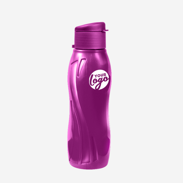 500ML ARCTIC SWIRL WATER BOTTLE PAD PRINT – METALLIC PURPLE