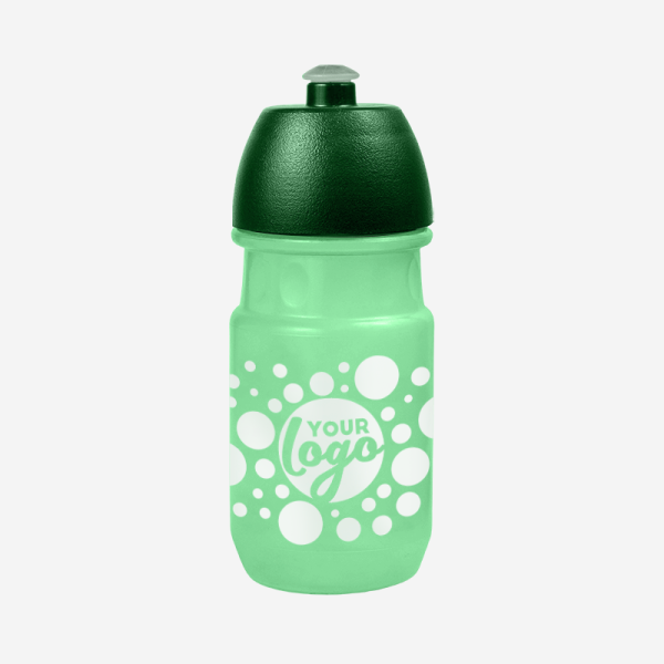 Sportec 7 CYCLIST - 500ml Sports Bottle 23 500ML CYCLIST BOTTLE IN CLEAR EMERALD GREEN