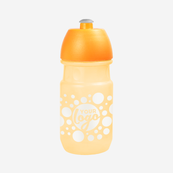 Sportec 7 CYCLIST - 500ml Sports Bottle 26 500ML CYCLIST BOTTLE IN CLEAR ORANGE