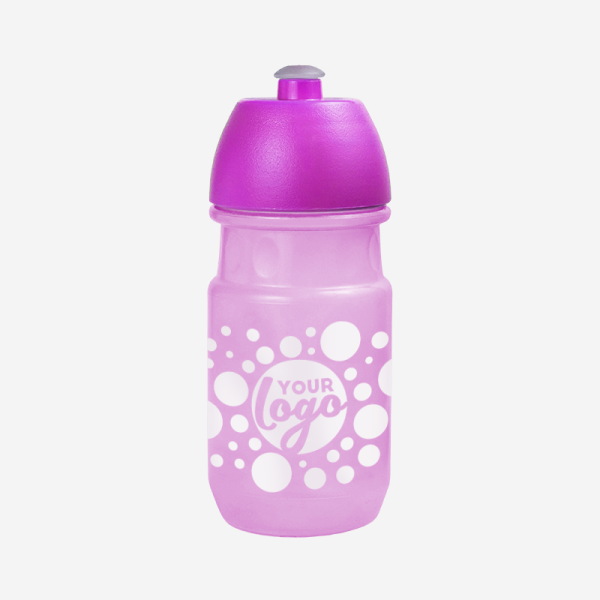 Sportec 7 CYCLIST - 500ml Sports Bottle 27 500ML CYCLIST BOTTLE IN CLEAR PURPLE