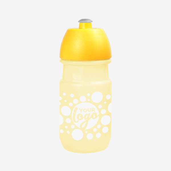 Sportec 7 CYCLIST - 500ml Sports Bottle 25 500ML CYCLIST BOTTLE IN CLEAR YELLOW