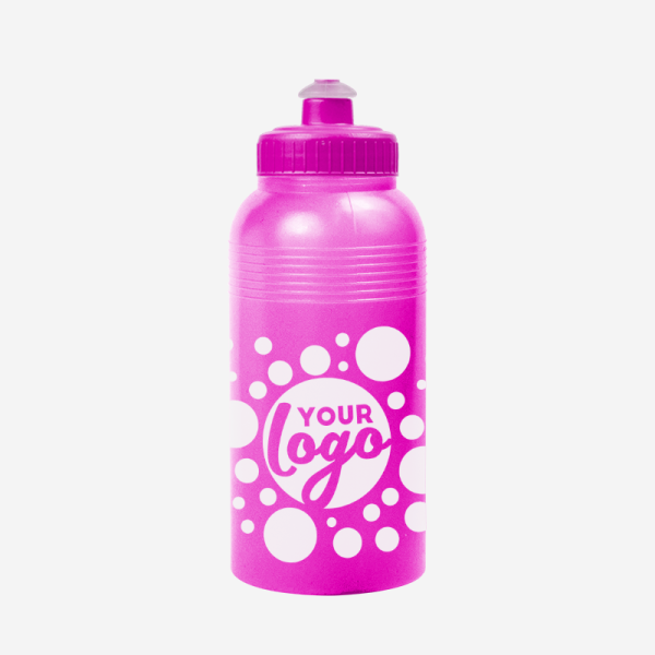500ML KIDS WATER BOTTLE IN CLEAR PURPLE