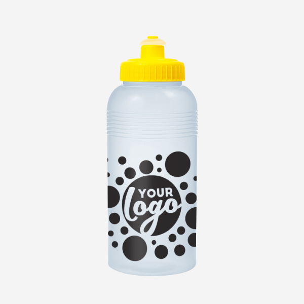 Opaque Standard 500ml Sports Bottle 1 500ML KIDS WATER BOTTLE IN OPAQUE YELLOW