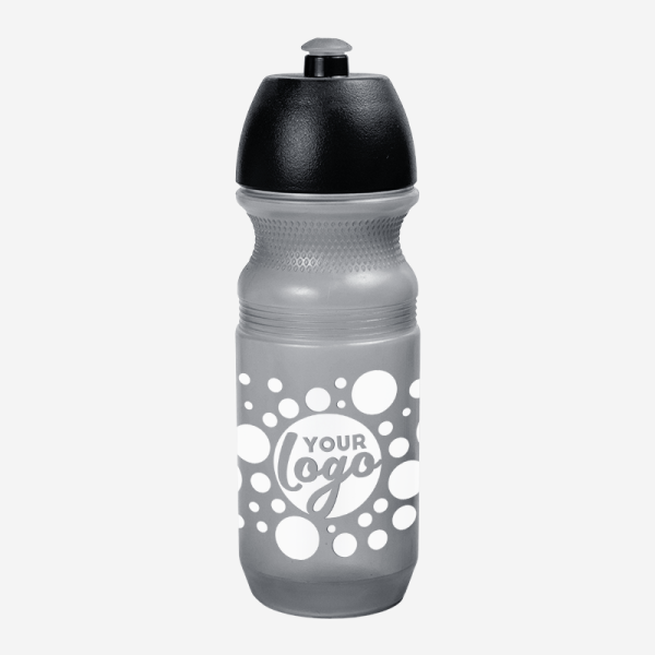 Sportec 9 CYCLIST - 600ml Sports Bottle 17 600ML CYCLIST BOTTLE IN CLEAR CHARCOAL