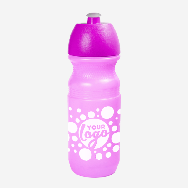 Sportec 9 CYCLIST - 600ml Sports Bottle 27 600ML CYCLIST BOTTLE IN CLEAR PURPLE