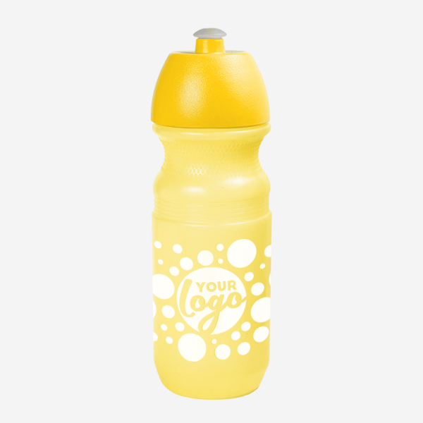 Sportec 9 CYCLIST - 600ml Sports Bottle 25 600ML CYCLIST BOTTLE IN CLEAR YELLOW