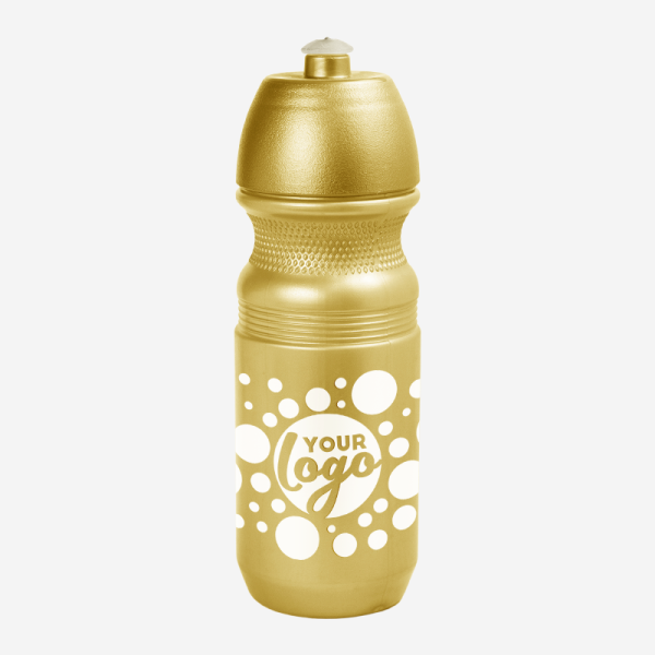 Sportec 9 CYCLIST - 600ml Sports Bottle 1 600ML CYCLIST BOTTLE IN METALLIC GOLD