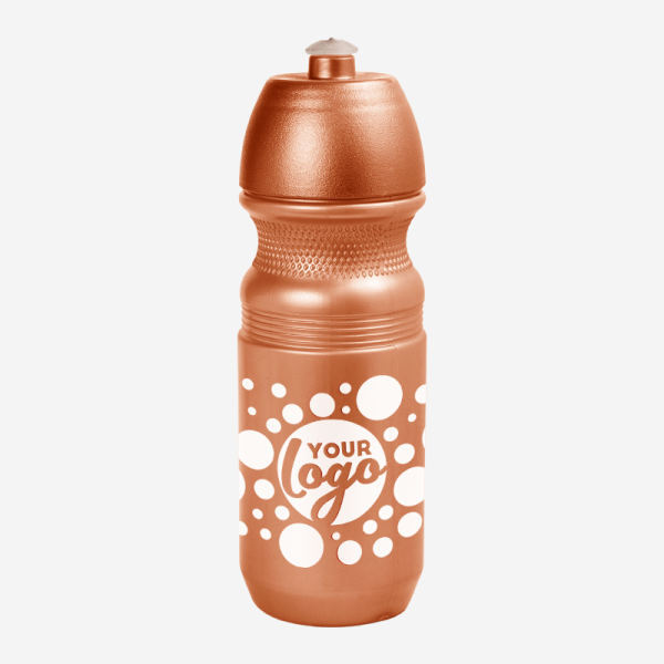 Sportec 9 CYCLIST - 600ml Sports Bottle 32 600ML CYCLIST BOTTLE IN METALLIC ROSE GOLD