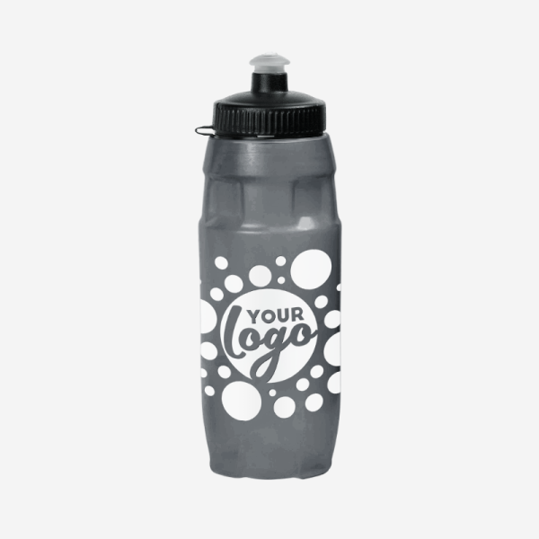 Sportec 13 - 600ml Sports Bottle 17 600ML SP13 SPORTS BOTTLE IN CLEAR CHARCOAL