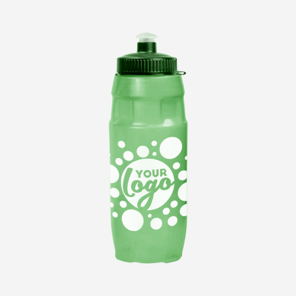 Sportec 13 - 600ml Sports Bottle 23 600ML SP13 SPORTS BOTTLE IN CLEAR EMERALD GREEN