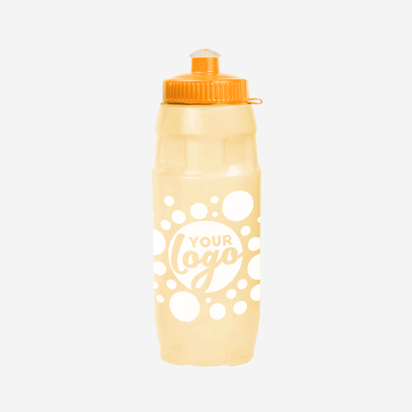 Sportec 13 - 600ml Sports Bottle 26 600ML SP13 SPORTS BOTTLE IN CLEAR ORANGE