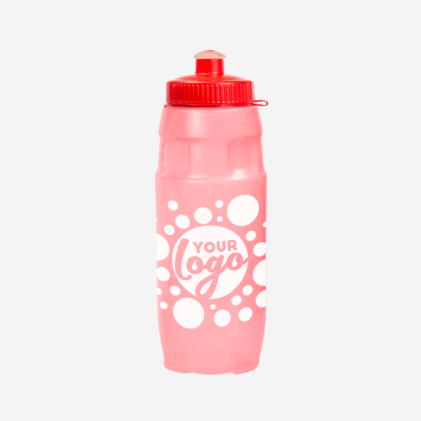 Sportec 13 - 600ml Sports Bottle 19 600ML SP13 SPORTS BOTTLE IN CLEAR RED
