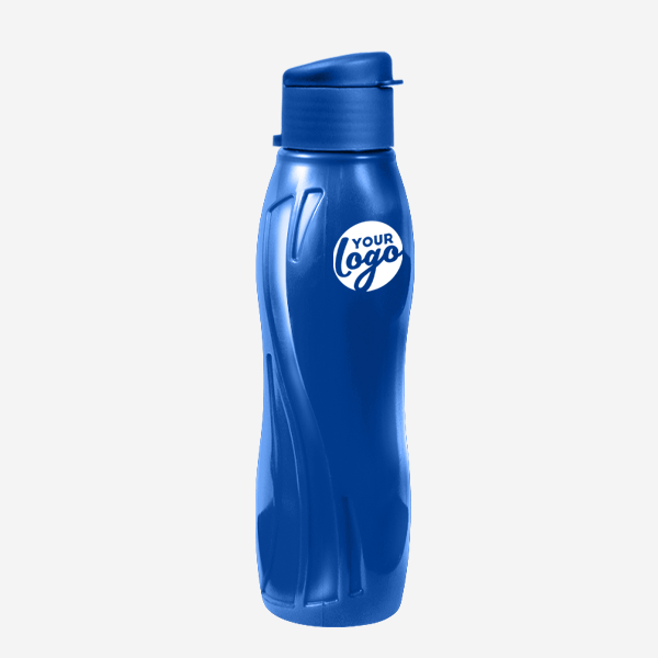 Arctic Swirl 750ml Water Bottle 18 750ML ARCTIC SWIRL WATER BOTTLE PAD PRINT – METALLIC BLUE