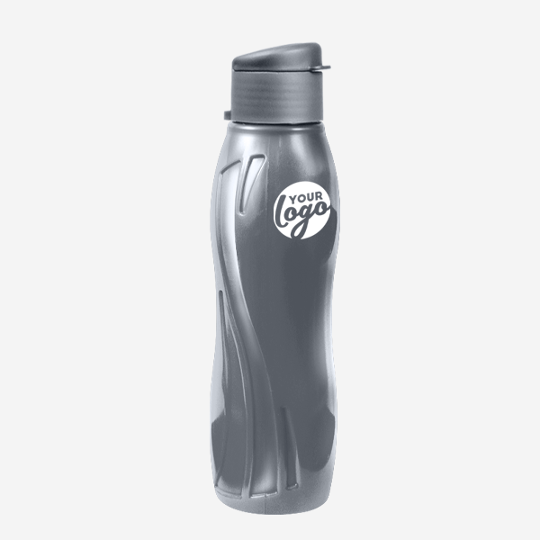 Arctic Swirl 750ml Water Bottle 17 750ML ARCTIC SWIRL WATER BOTTLE PAD PRINT – METALLIC SILVER