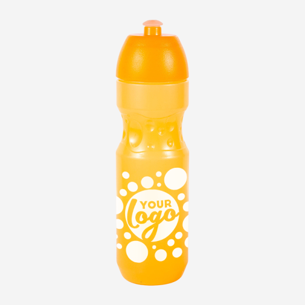 800ML CYCLIST BOTTLE SILK CLEAR ORANGE