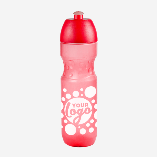 800ML CYCLIST BOTTLE SILK CLEAR RED