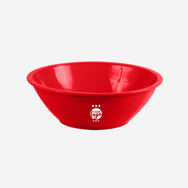 De Lux Bowl - Solid 37 DELUXE PASTIC BOWL IN RED