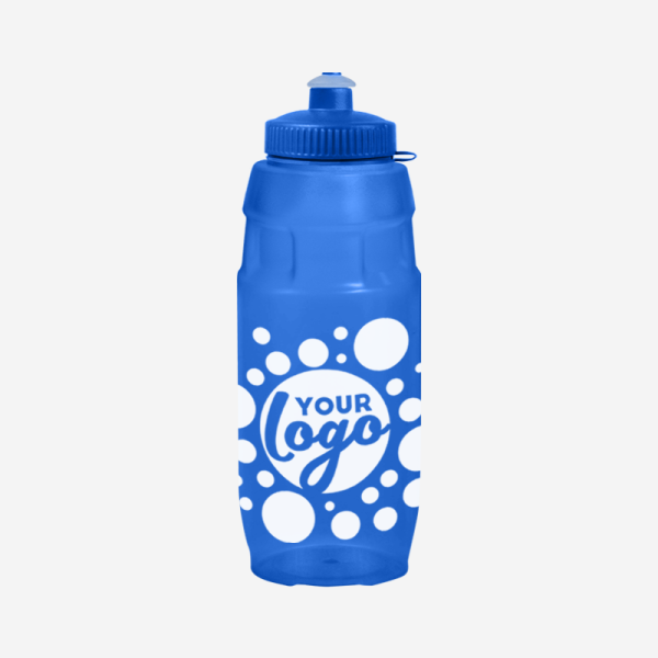 Sportec 13 - 600ml Sports Bottle 21 600ML SP13 SPORTS BOTTLE IN CLEAR CYAN