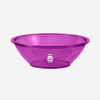 DELUXE PASTIC BOWL IN CLEAR PURPLE