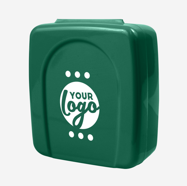 FLIP LID LUNCHBOX IN BOTTLE GREEN