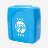 FLIP LID LUNCHBOX IN CYAN