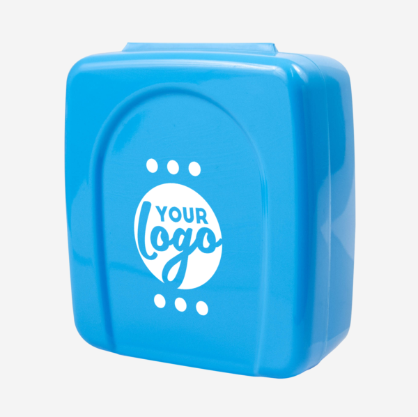 FLIP LID LUNCHBOX IN CYAN