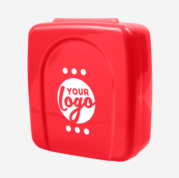 FLIP LID LUNCHBOX IN RED