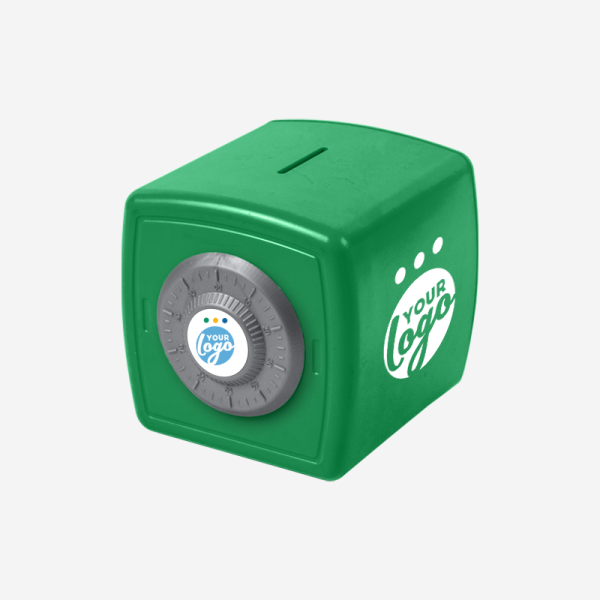 KIDDIES SAFE MONEYBOX IN EMERALD GREEN