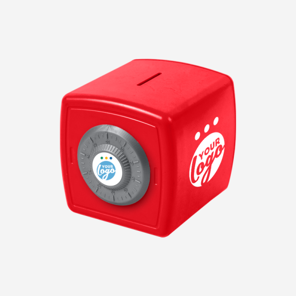 KIDDIES SAFE MONEYBOX IN RED