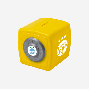 KIDDIES SAFE MONEYBOX IN YELLOW