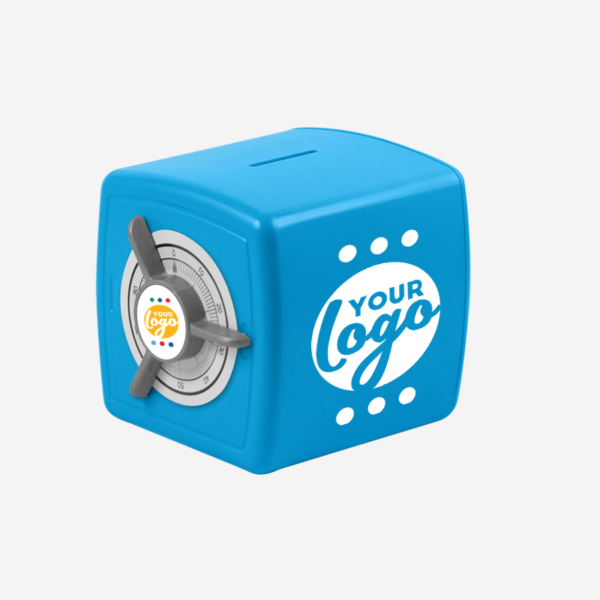 Kiddies Tri-dial Moneybox 1 KIDDIES TRIDIAL MONEYBOX IN CYAN