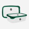 LARGE PLASTIC CONTAINER IN BOTTLE GREEN