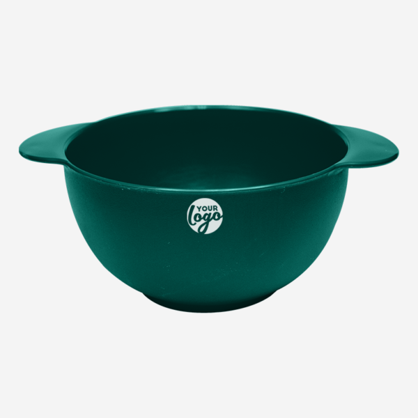 LOTUS FEEDING BOWL IN BOTTLE GREEN