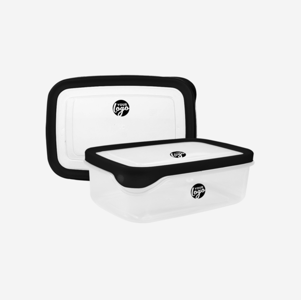 MEDIUM PLASTIC CONTAINER IN BLACK