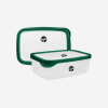 MEDIUM PLASTIC CONTAINER IN BOTTLE GREEN
