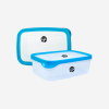 MEDIUM PLASTIC CONTAINER IN CYAN