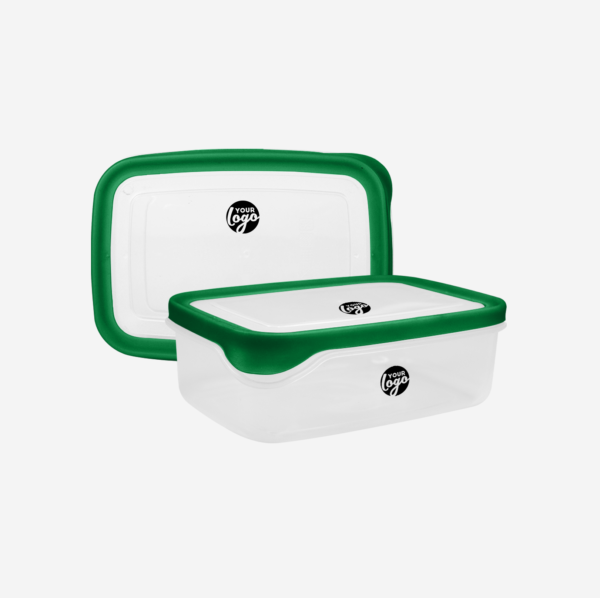 MEDIUM PLASTIC CONTAINER IN EMERALD GREEN