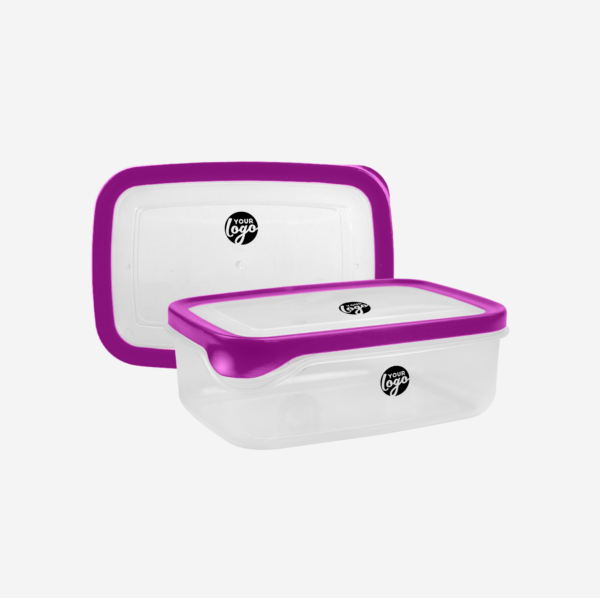 MEDIUM PLASTIC CONTAINER IN PURPLE