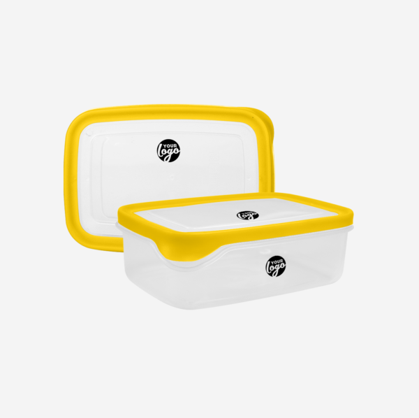 MEDIUM PLASTIC CONTAINER IN YELLOW