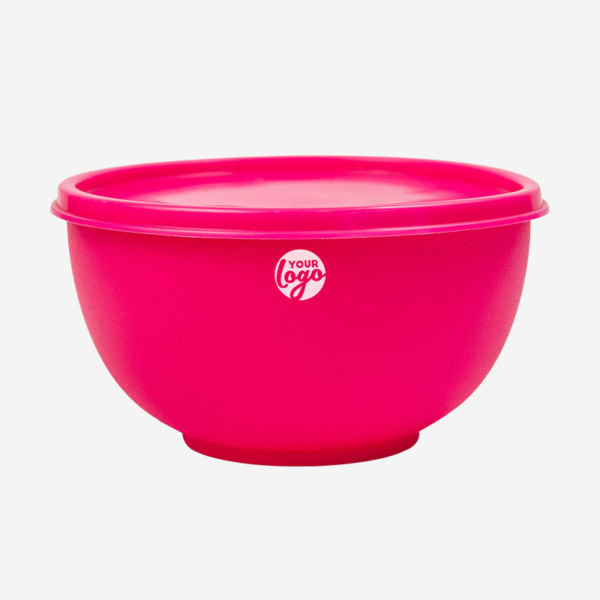 Miso Plastic Bowl 6 MISO PLASTIC BOWL WITH LID IN MAGENTA