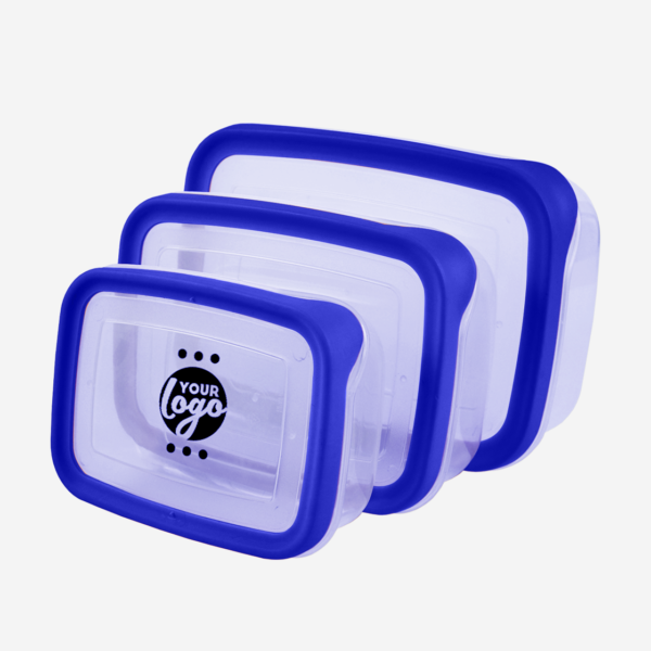 Ref 1228 3Piece Container Set Royal Blue
