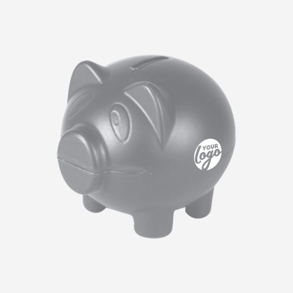 Ref 766 Money Box Piggy GRAY