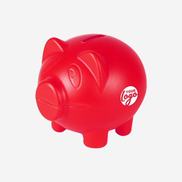 Ref 766 Money Box Piggy RED