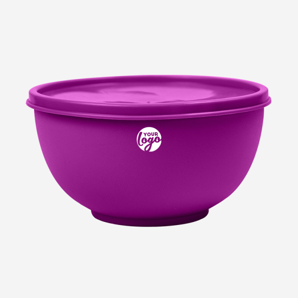 Miso Plastic Bowl 1 MISO PLASTIC BOWL WITH LID IN PURPLE