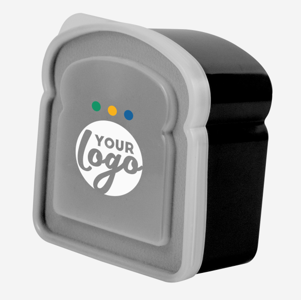 Lumo Club Sandwich Slice Shape Lunchbox 2 SANDWHICH LUNCHBOX Black 1