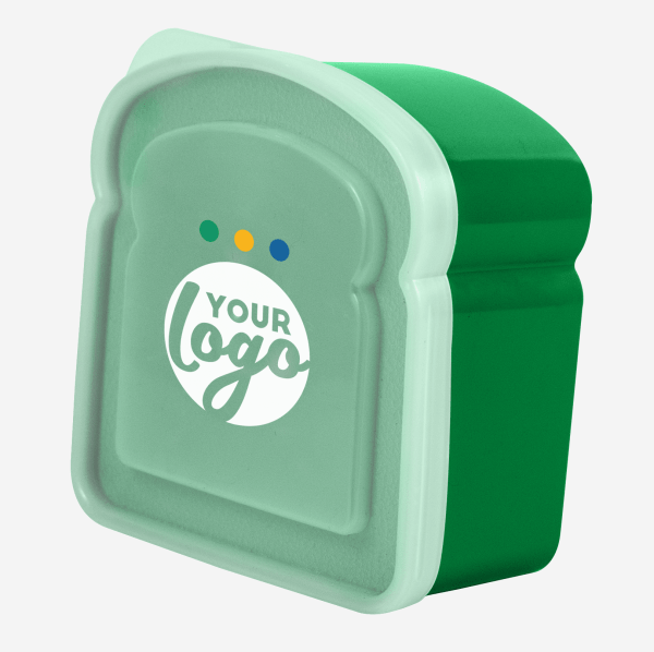Lumo Club Sandwich Slice Shape Lunchbox 11 SANDWHICH LUNCHBOX Emerald Green 1