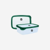 SMALL PLASTIC CONTAINER IN BOTTLE GREEN