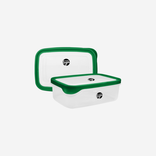 SMALL PLASTIC CONTAINER IN EMERALD GREEN